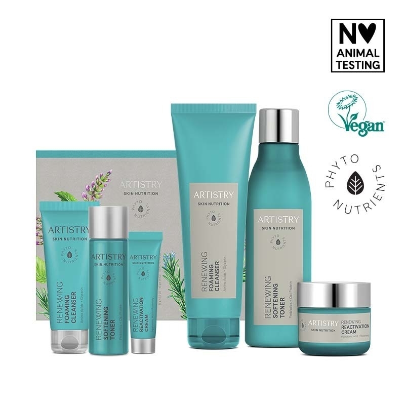 Artistry Skin Nutrition™ atnaujinančių priemonių rinkinys namams ir kelionėms (304343) Artistry Skin Nutrition™ atnaujinančių priemonių rinkinys namams ir kelionėms (304343)