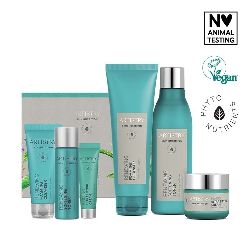 Artistry Skin Nutrition™ stangrinamųjų priemonių rinkinys namams ir kelionėms (304354) Artistry Skin Nutrition™ stangrinamųjų priemonių rinkinys namams ir kelionėms (304354)