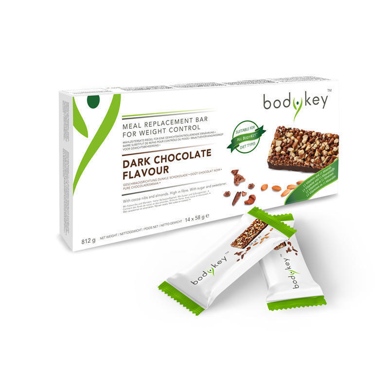 bodykey by NUTRILITE™ maisto pakaitalo batonėlis su juodu šokoladu (121056) bodykey by NUTRILITE™ maisto pakaitalo batonėlis su juodu šokoladu (121056)