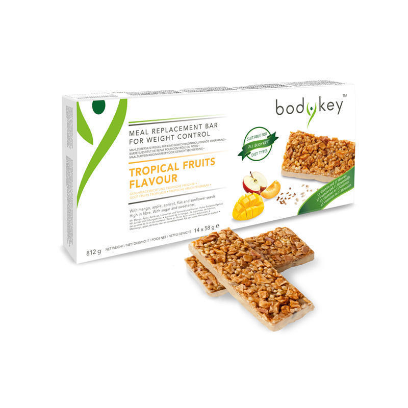 bodykey by NUTRILITE™ maisto pakaitalo batonėlis tropiniai vaisiai (121057) bodykey by NUTRILITE™ maisto pakaitalo batonėlis tropiniai vaisiai (121057)