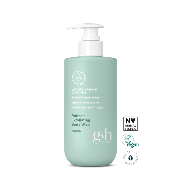 g&h GOODNESS & HEALTH™ Refresh šveičiamasis kūno prausiklis (125892) g&h GOODNESS & HEALTH™ Refresh šveičiamasis kūno prausiklis (125892)