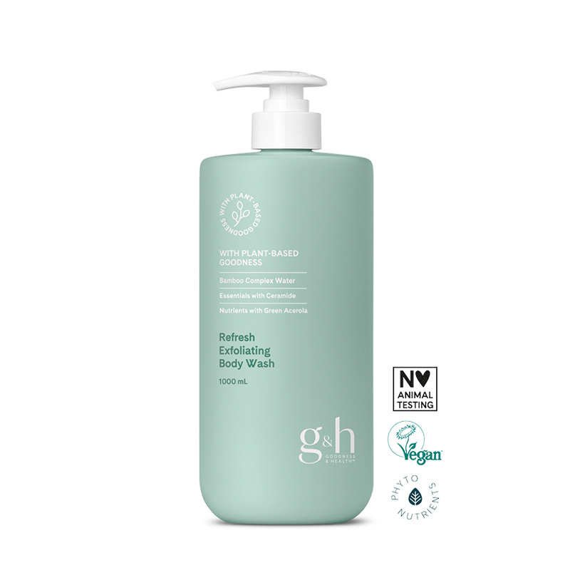 g&h GOODNESS & HEALTH™ Refresh šveičiamasis kūno prausiklis (125915) g&h GOODNESS & HEALTH™ Refresh šveičiamasis kūno prausiklis (125915)