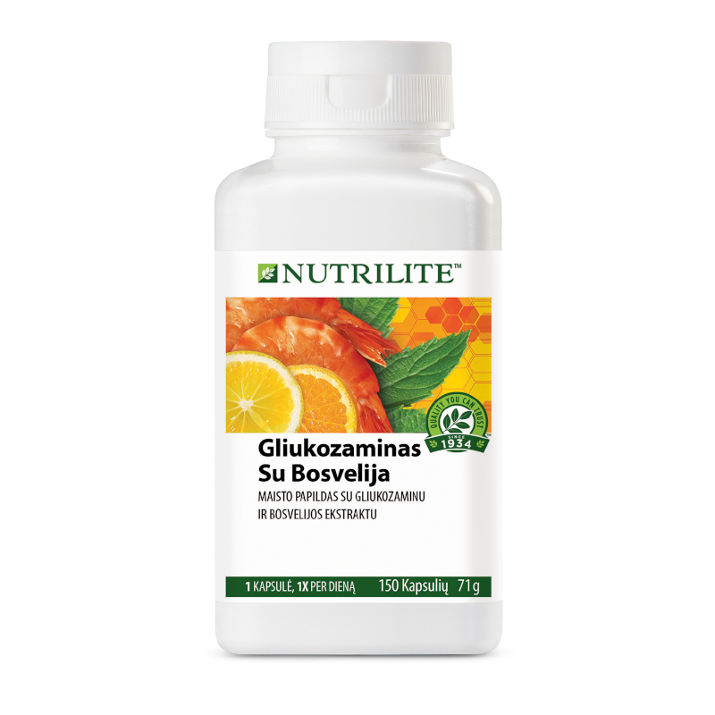 Gliukozaminas su bosvelija Nutrilite™ (100108) Gliukozaminas su bosvelija Nutrilite™ (100108)