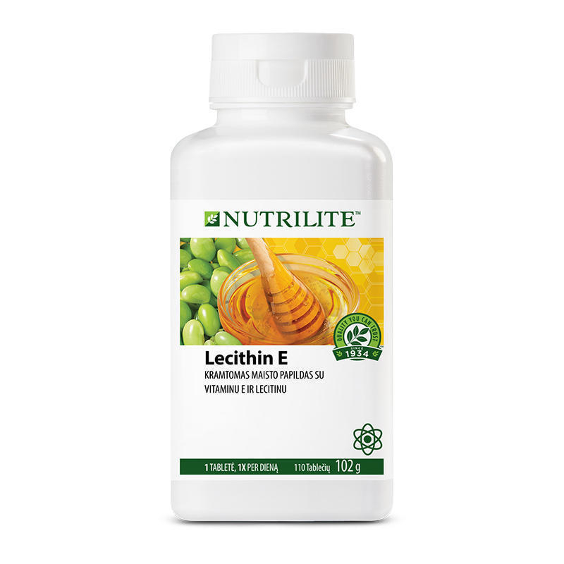 Kramtomosios tabletės NUTRILITE™ Lecitinas E (4042) Kramtomosios tabletės NUTRILITE™ Lecitinas E (4042)