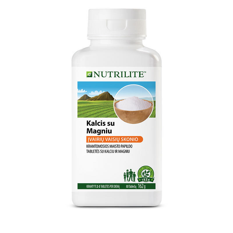 NUTRILITE™ Kalcis su magniu kramtomose tabletėse (5847) NUTRILITE™ Kalcis su magniu kramtomose tabletėse (5847)