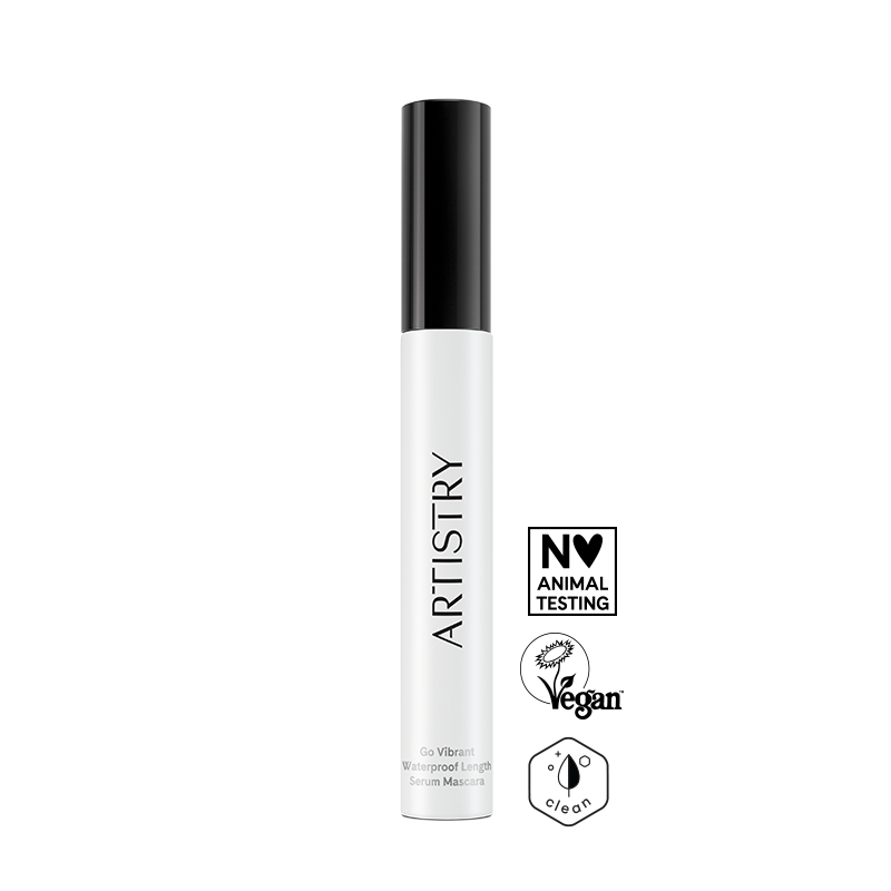 Vandeniui atsparus ilginamasis blakstienų tušas su serumu Artistry™ Go Vibrant™ (126740) Vandeniui atsparus ilginamasis blakstienų tušas su serumu Artistry™ Go Vibrant™ (126740)