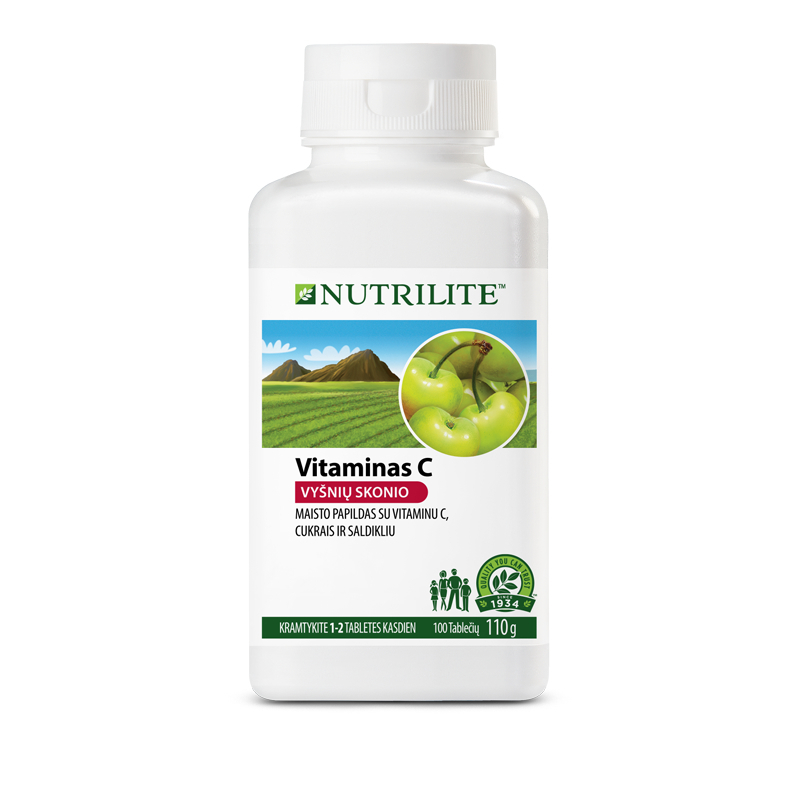 Vitaminas C kramtomose tabletėse Nutrilite™ (8617) Vitaminas C kramtomose tabletėse Nutrilite™ (8617)