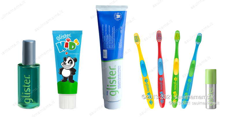 GLISTER™ burnos priežiūra GLISTER™ burnos priežiūra